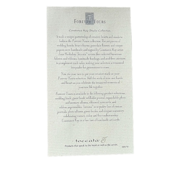 Tocata Forever Yours Wedding Journal | Memory Book - Picture 6 of 7